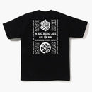 BAPE Japón cultura de té con letras negras