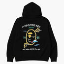 Bape Japan Loose Fit Pullover Hoodie Black