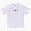 Bape Japanese fan tea white white