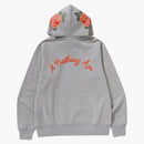 Bape Japanese Peony Pullover Hoodie Gray