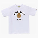 Bape Jewels College Tee White