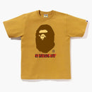 BAPE Katakana por bañando TEE AMARIL