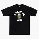 Bape layered line camo college tea black/beige