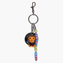 Bape Logo II Keychain Multicolor