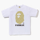 Bape Logo Monogram by Bathing Ape Tee White Beige