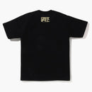 Bape logo monogram tea black beige