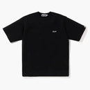 Bape Logo One Point Relaxed Fit Tee Black