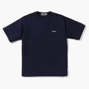 Bape Logo One Point Relaxed Fit Tea Navy