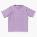 Bape Logo One Point Relaxed Fit Tea Purple