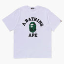 Bape Lux Sport Pattern College Tee White