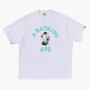 BAPE MAPPA CAMA CAMO COLLEGE RICONCATO FIT TEE BIANCO