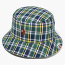 Bape Mini Bape Check Bucket Has Green