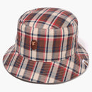 Bape Mini Bape Check Bucket Has Red