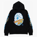 Bape Moon Ape Head Pullover Hoodie Black