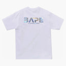 Bape Moon Photo Ape Head Tee White