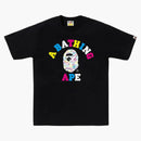 Bape Neon Camo College Tee Black
