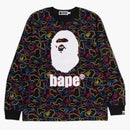Bape neon camo l/s tea multi