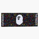 Bape Neon Camo Sports Toalla Negra