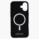 BAPE Neon Camo iPhone 16 Plus Case negro