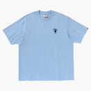 Bape One Point College Relaxed Fit Tee (ss25) Sax