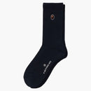 Bape One Point Sock Navy
