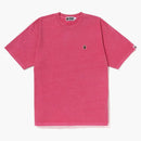 Bape Overdye Ape Head One Point Relaxed Fit Tee Pink