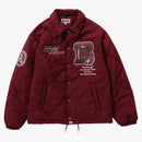 Bape Patch Coach Jacket Red