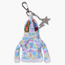 Bape Shark Full Zip Holdie Keychain White