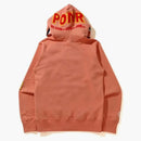 Bape Shark Full Zip Hoodie Orange