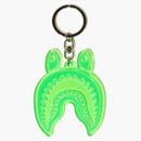 Bape Shark Reflective Keychain Green