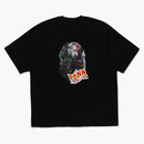 BAPE Shark Seijin Photo Impresión Relajada Fit Tee Black