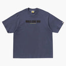Bape Slogan Relajado Fit Tea Blue