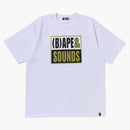 Bape Sounds Logo Tee White
