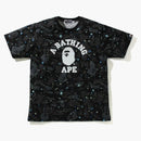 Bape Space Camo College Tea (SS21) Nero
