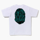 Bape Speed Racer Big Ape Head Tee Blanco Blanco