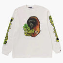 Bape Sport Graphic L/s Tee White