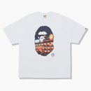 Bape Store Hong Kong 16th Anniversary Photo Ape Head Tee White
