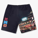 BAPE Store Hong Kong 16th Anniversary Shark Beach Shorts Black