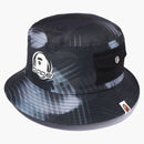 Bape Stroke Camo Pocket Bucket has Black