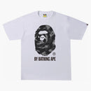Bape Stroke Camo by Bathing APE TEE WHITE/NEGRO