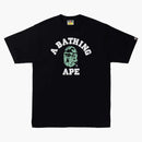 Bape text code camo college tea black