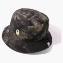 Bape Tie Dye One Point Bucket Has Black