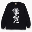 BAPE TIGER GRAFIC L/S TEA SVART