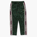 Bape Tonal Solid Camo Track Pants Green