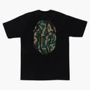 Bape Trial Camo Big Ape Head Tea Black/Green