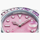 BAPE Tipo 1 Crystal Stone Bapex Watch Pink