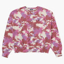 Bape Women's Map Camo Crewneck Pink