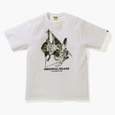 BAPE X UNKLE POINTMAN LOGO T-SHIRT BIANCO