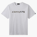 Bape X A.P.C A Bathing A.P.C. T-shirt white