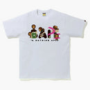 Bape x esca x funko figura tè bianco